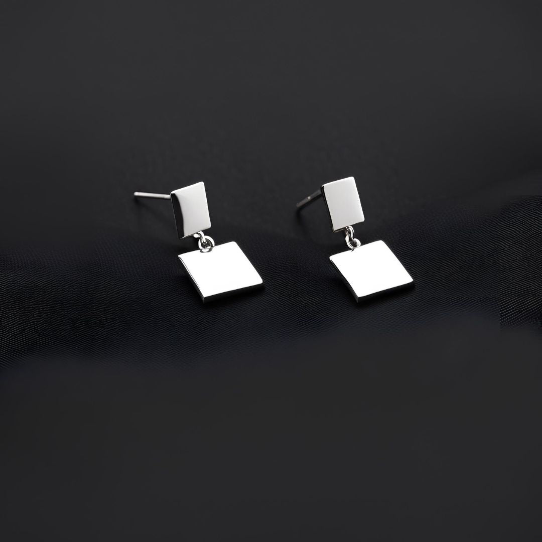 Stud Earrings | Alex Studs | Sterling Silver | Handmade by VioletBox